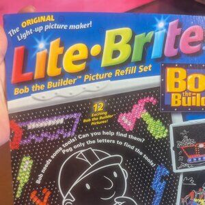 Bob the Builder Lite Brite Refill Pack - NEW - $3/10